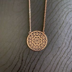 Gold Mandala Necklace